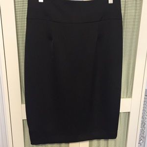 SIMONS CONTEMPORAINE BLACK PENCIL SKIRT